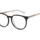 Black Full Rim Round Eyeglasses P133