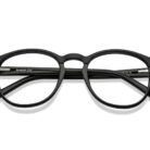 Black Full Rim Round Eyeglasses